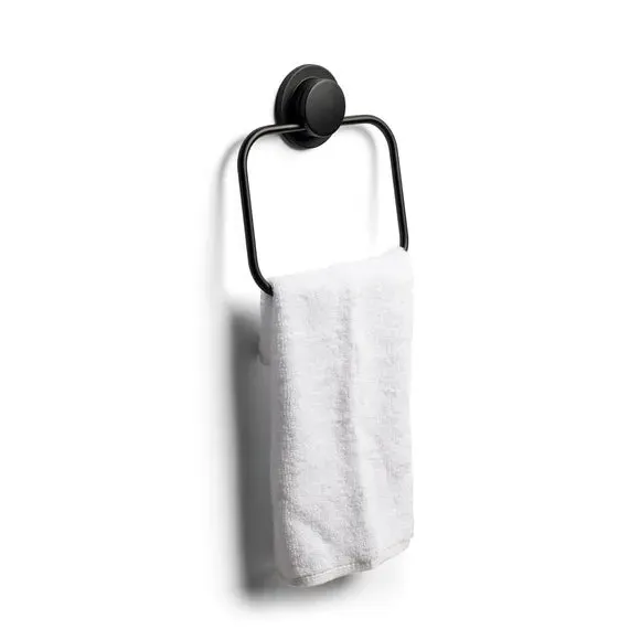 Stick-n-Lock Towel Rail - Black