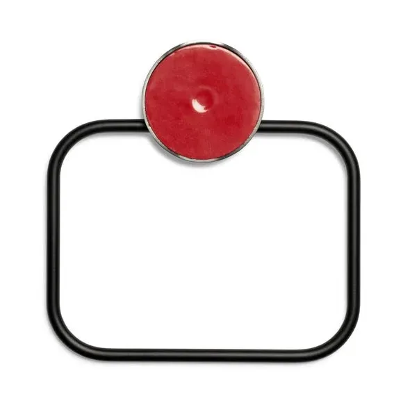 Stick-n-Lock Towel Rail - Black