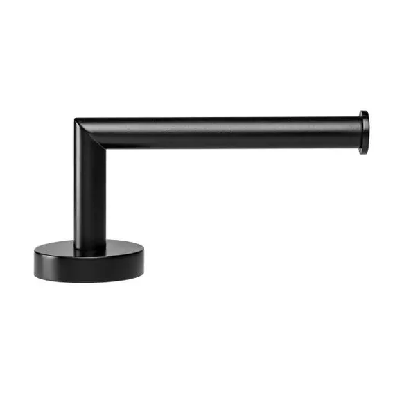 Toilet Roll Holder - Black, Zinc Alloy