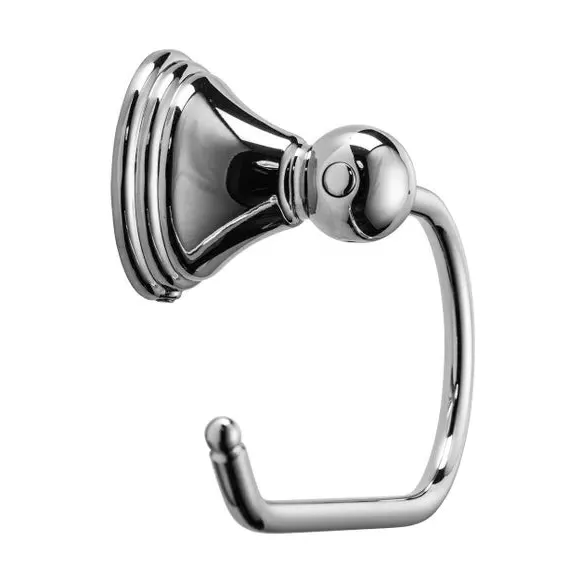 Toilet Roll Holder - Silver, Zinc Alloy