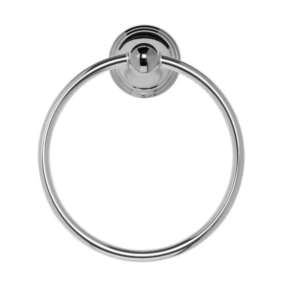 Towel Ring - Silver, Zinc Alloy