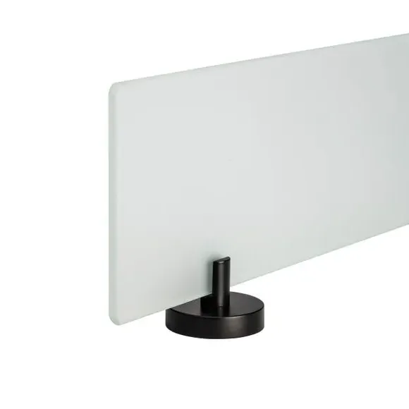 Wall Glass Shelf with Fixings - Black, Zinc Alloy
