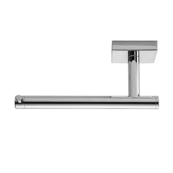 Wall-Mount Toilet Roll Holder - Silver, Chrome