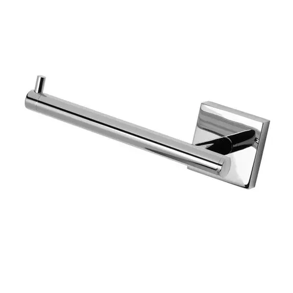 Wall-Mount Toilet Roll Holder - Silver, Chrome image