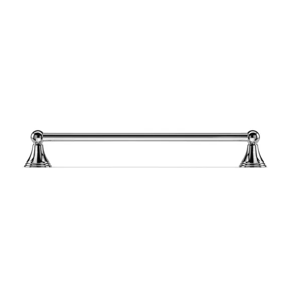 Wall-Mount Towel Rail - Silver, Zinc Alloy