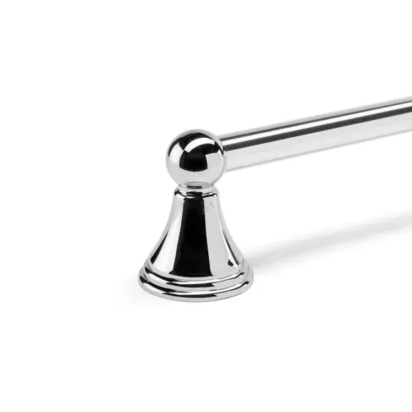 Wall-Mount Towel Rail - Silver, Zinc Alloy
