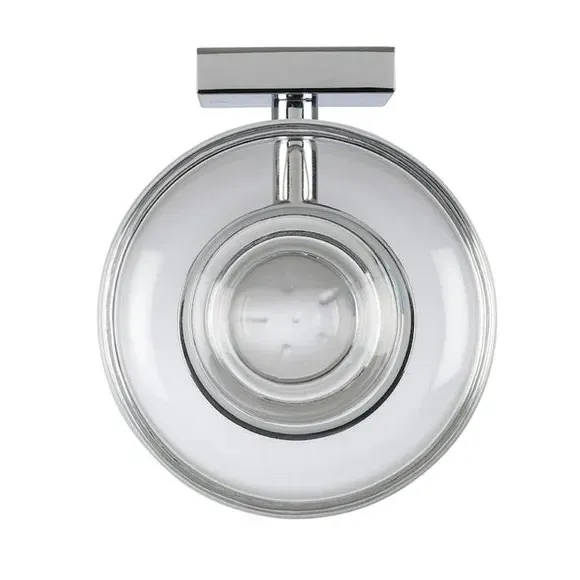 Wall Mounted Soap Dish with Holder - Chrome
