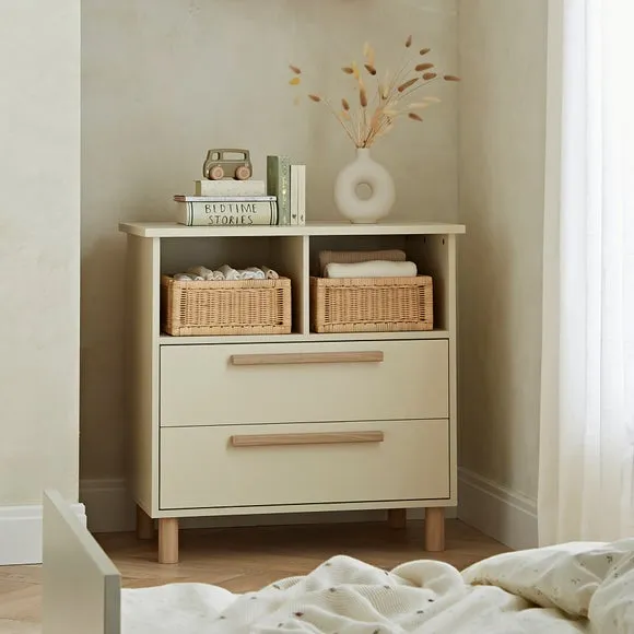3-Drawer Dresser Changer - Cream