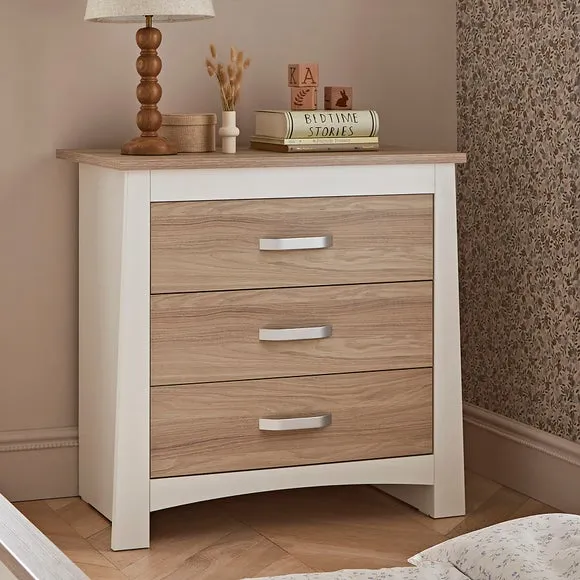 3-Piece Nursery Furniture Set - White, Ash