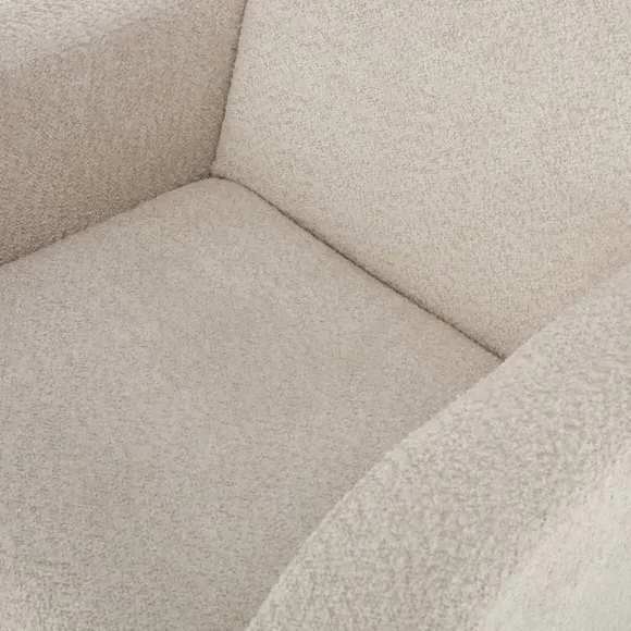 Rocking Nursing Chair - Mushroom, Boucle