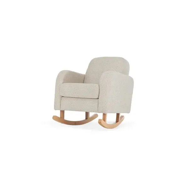 Rocking Nursing Chair - Mushroom, Boucle