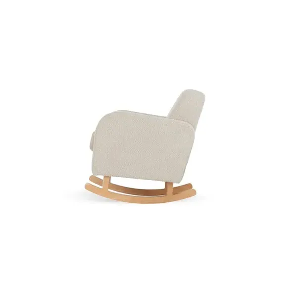Rocking Nursing Chair - Mushroom, Boucle