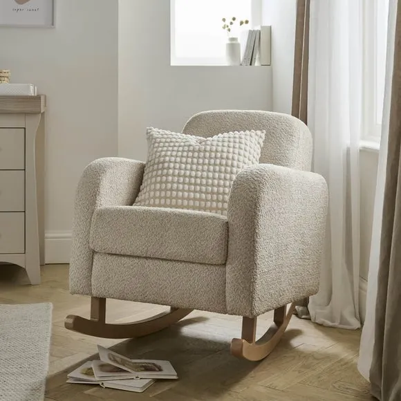 Rocking Nursing Chair - Mushroom, Boucle image