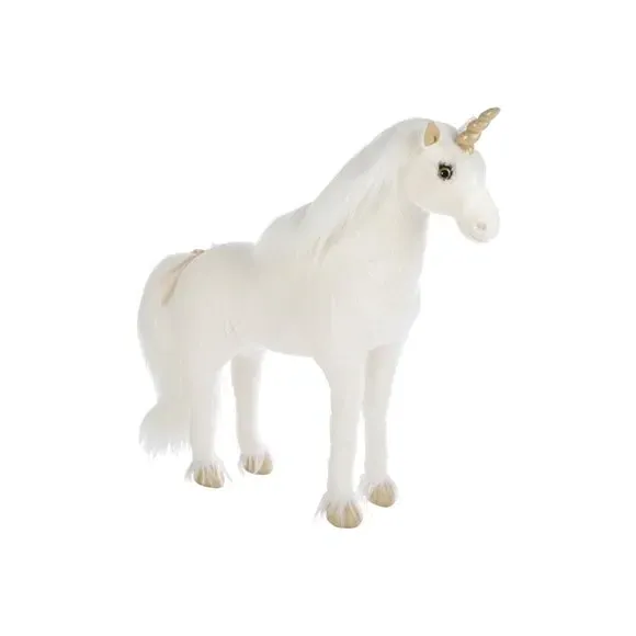Standing Unicorn Plush Toy - Cream