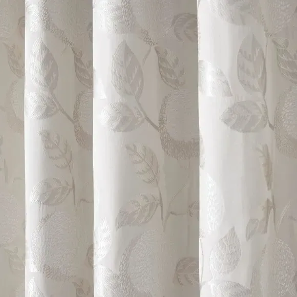 Pencil Pleat Curtains with Lining - Natural
