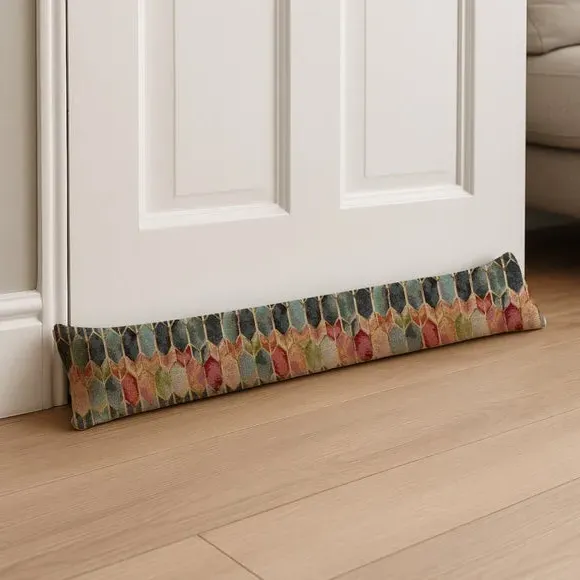 Draught Excluder with Auto-Lock Zip - Multicolor image
