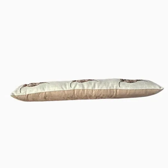 Highland Cow Draught Excluder - Cream, Polyester