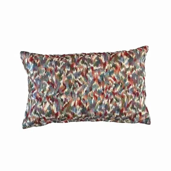 Rectangular Cushion Abstract Print - Multicolor