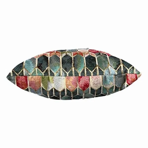 Rectangular Cushion Stained Glass - Multicolor