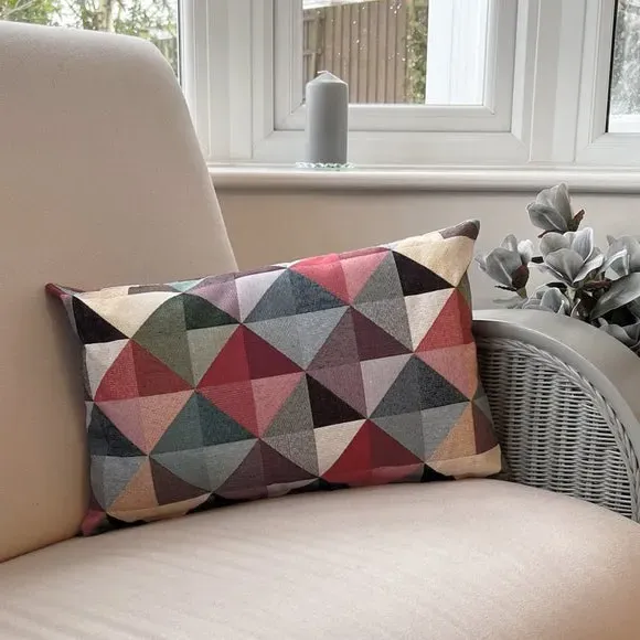 Rectangular Cushion Tapestry - Multicolor