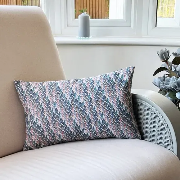 Rectangular Cushion with Zip - Multicolor