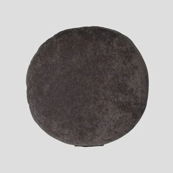 Round Floor Cushion with Handle - Brown