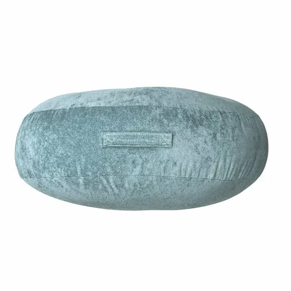 Round Floor Cushion with Handle - Sky