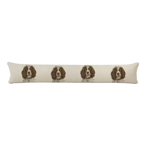 Springer Spaniel Draught Excluder - Cream
