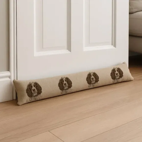 Springer Spaniel Draught Excluder - Cream image