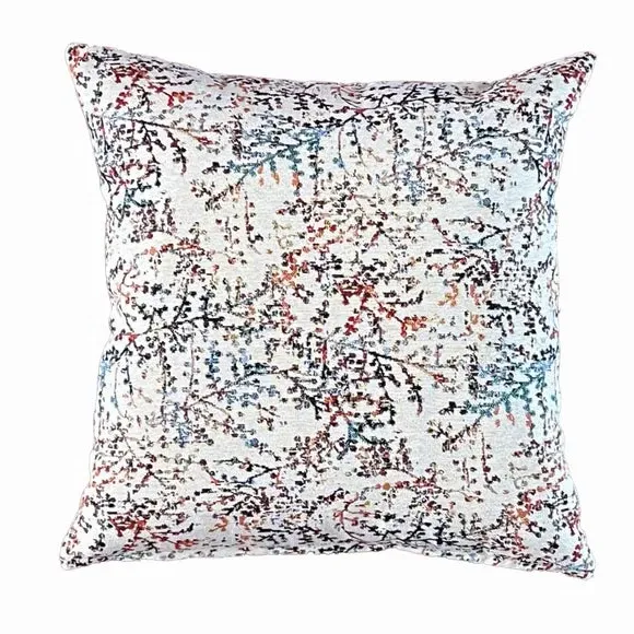 Square Cushion with Zip Closure - Cream, Tapestry