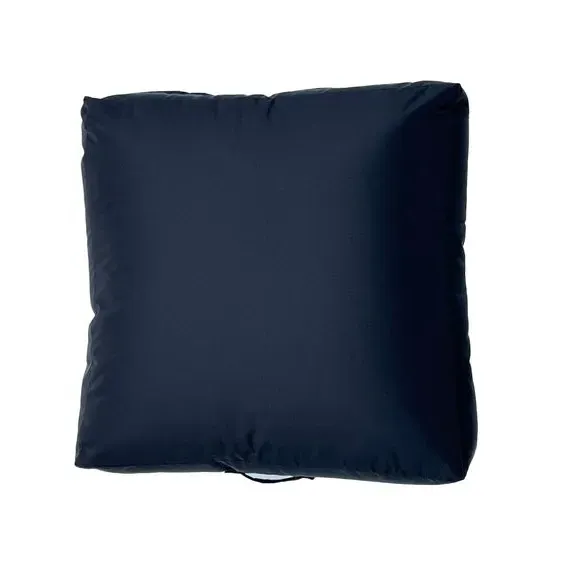 Square Floor Cushion Outdoor - Black, Fabric