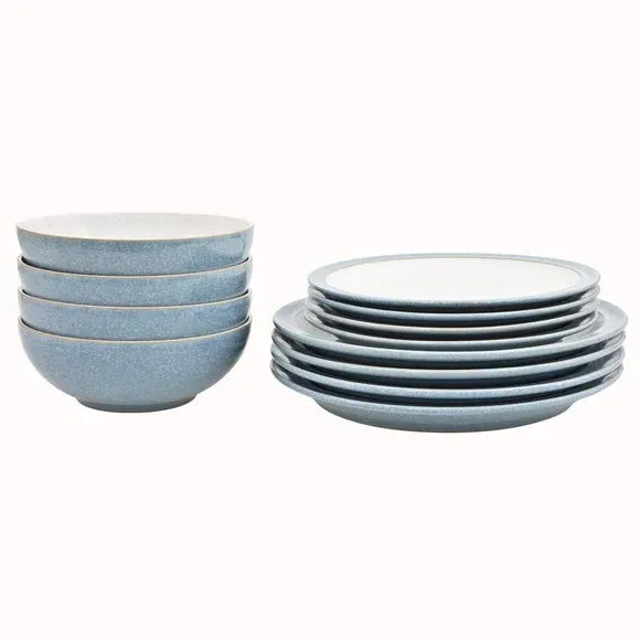 12-Piece Dinner Set - Duck Egg, Stoneware