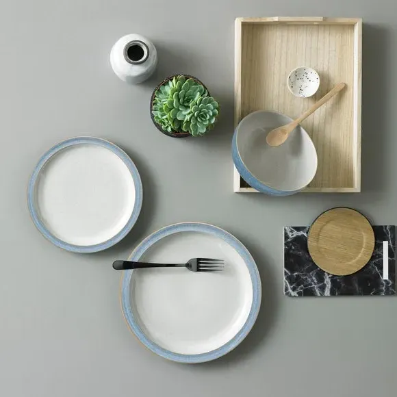 12-Piece Dinner Set - Duck Egg, Stoneware