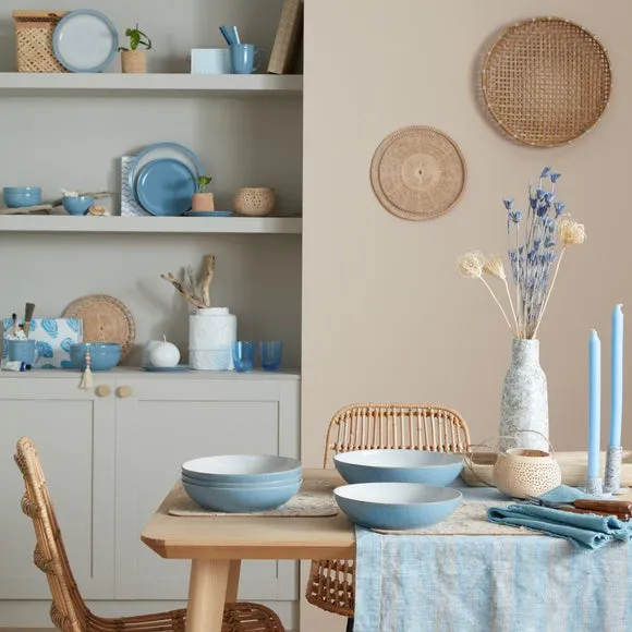 12-Piece Dinner Set - Duck Egg, Stoneware