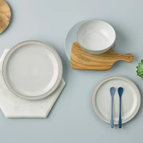12-Piece Dinner Set - Grey, Stoneware