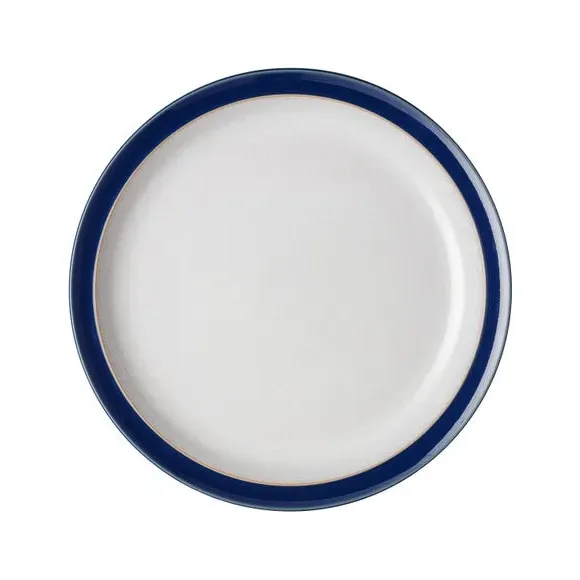 4-Piece Dinner Plate Set - Blue, Stoneware