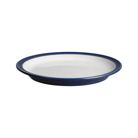 4-Piece Dinner Plate Set - Blue, Stoneware