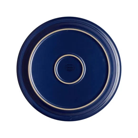 4-Piece Dinner Plate Set - Blue, Stoneware