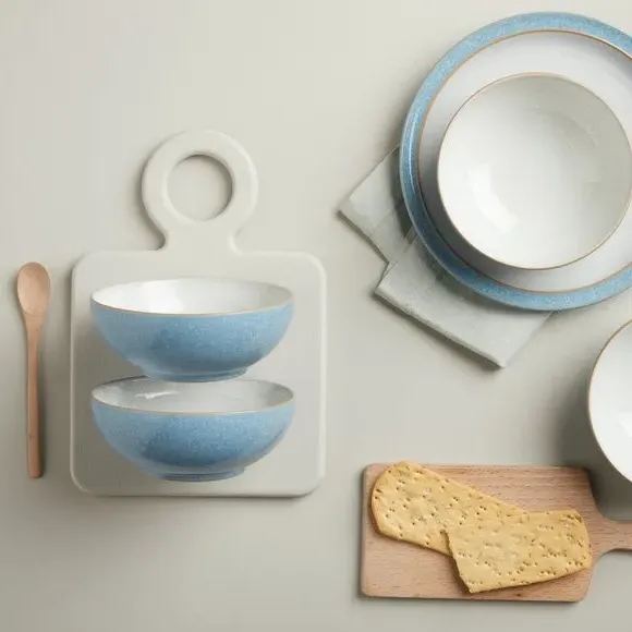 Coupe Cereal Bowl - Blue, Stoneware