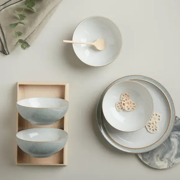 Coupe Cereal Bowl - Grey, Stoneware