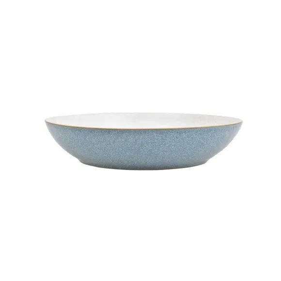 Pasta Bowl with Textured Glaze - Blue, Stoneware image