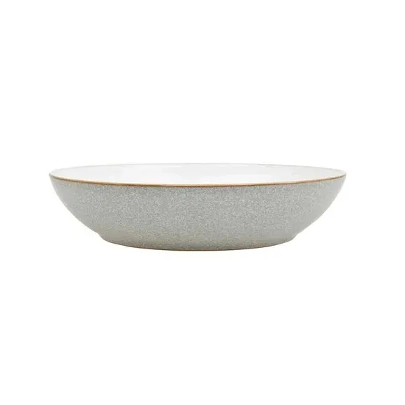 Pasta Bowl with Textured Glaze - Grey, Stoneware