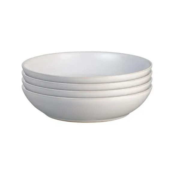 Set of 4 Pasta Bowls - Stone White, Stoneware image