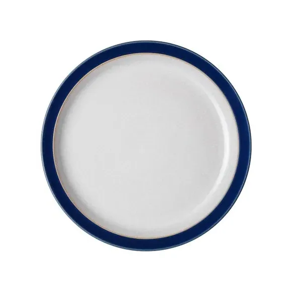 Set of 4 Side Plates - Blue, Stoneware