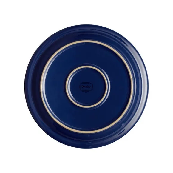 Set of 4 Side Plates - Blue, Stoneware