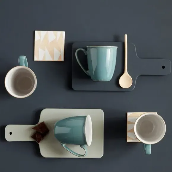 Stoneware Mug - Green, Ceramic