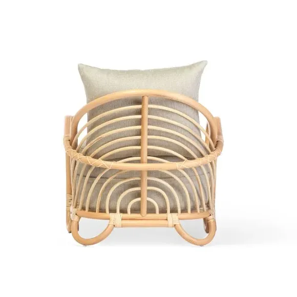 Arch Rattan Chair - Natural