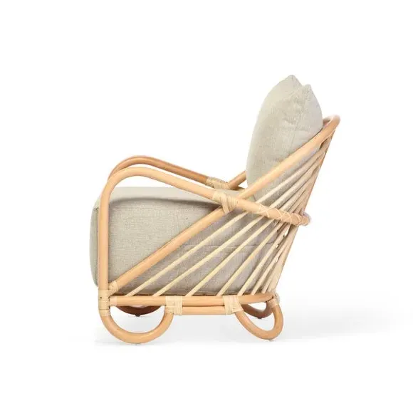 Arch Rattan Chair - Natural