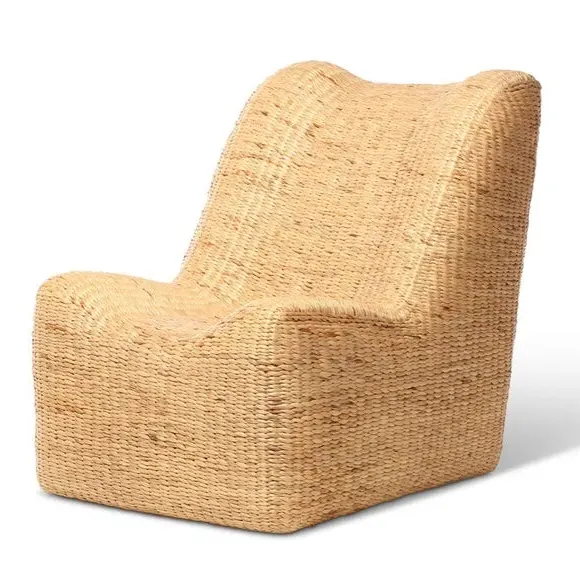 Armless Chair Hand-Woven - Natural, Rattan