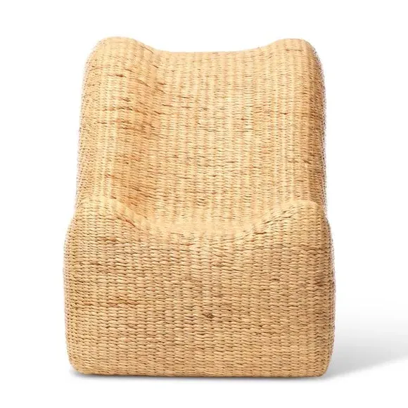 Armless Chair Hand-Woven - Natural, Rattan